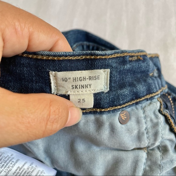 MADEWELL 10” High Rise Skinny Denim Jeans | 25 - Picture 7 of 15